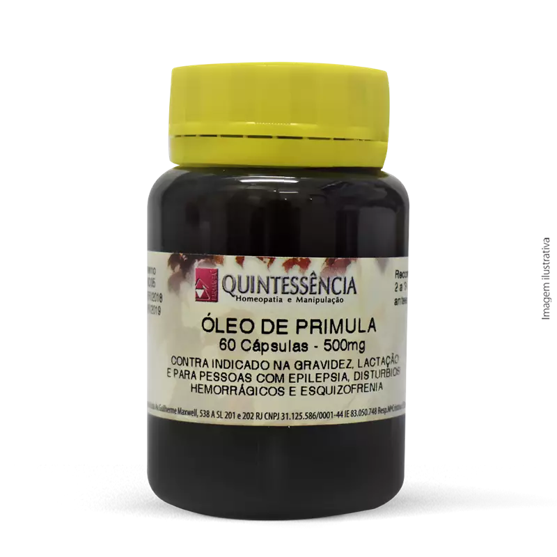 Óleo de Prímula 500mg 60 Cápsulas