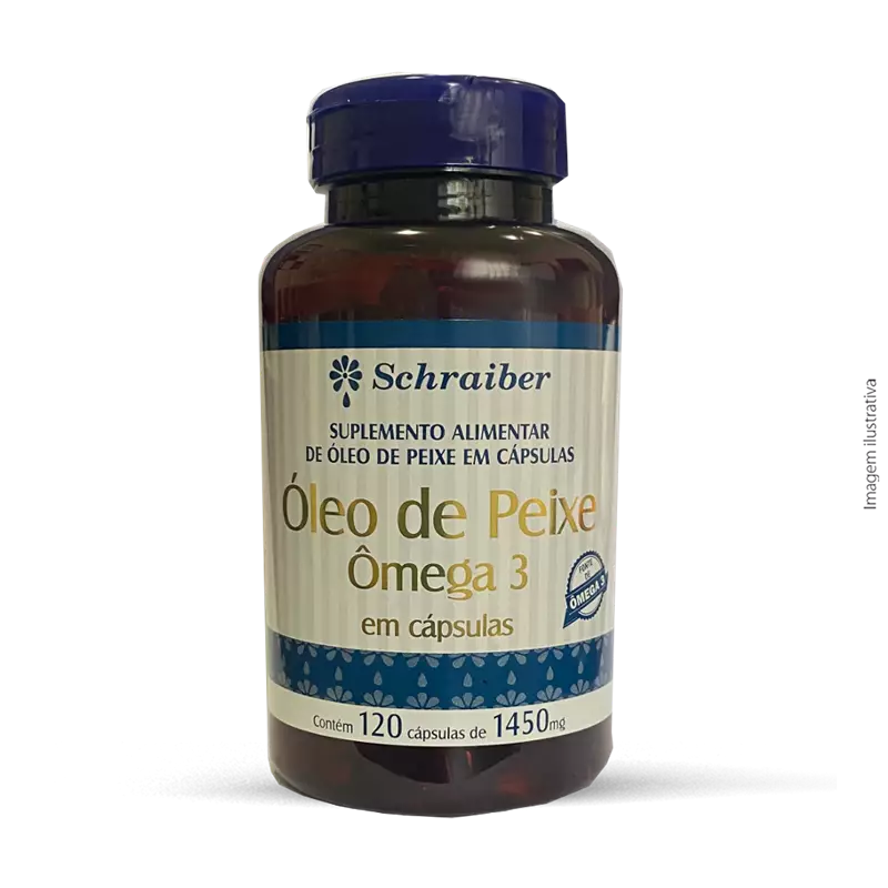 Óleo de Peixe Omega 3 - 1g 120caps