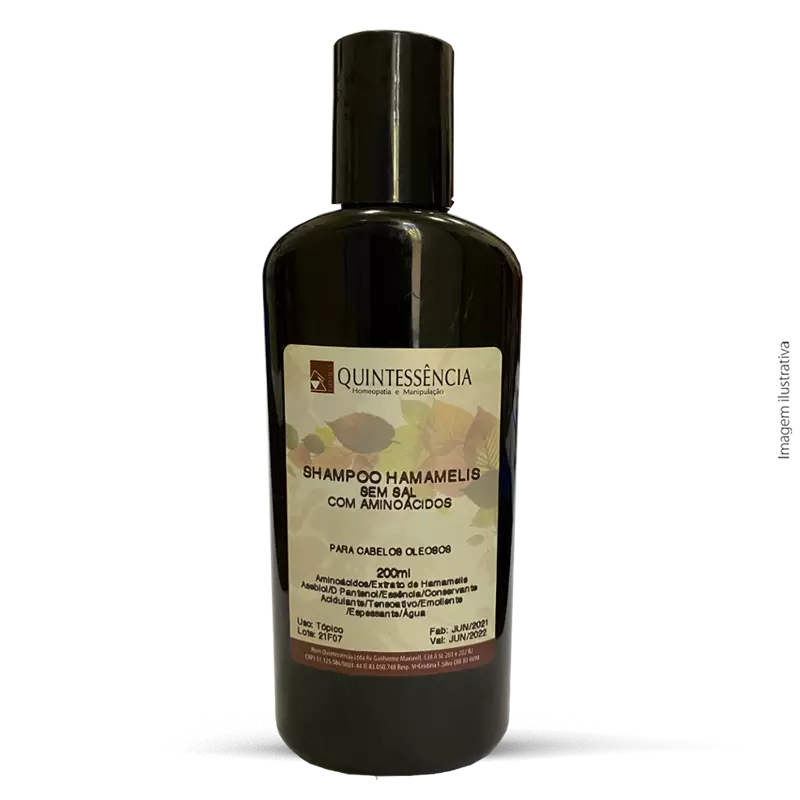 Shampoo Cabelos Oleosos Hamamelis  200ml