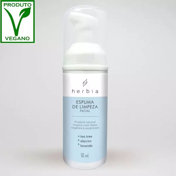 Espuma de Limpeza Facial 50ml- HERBIA