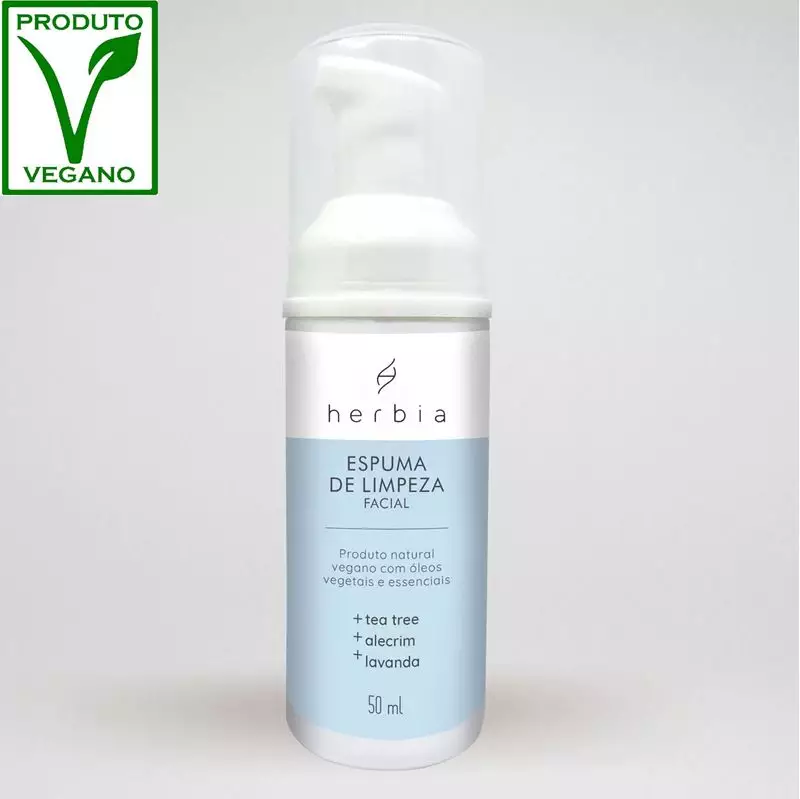 Espuma de Limpeza Facial 50ml- HERBIA