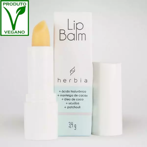 Lip Balm com Acido Hialuronico 3,4g - HERBIA