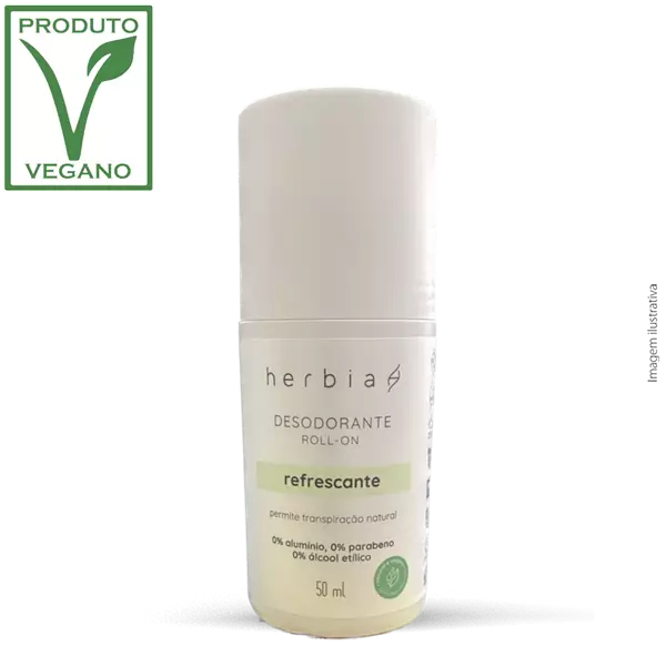 Desodorante Roll-on Refrescante - HERBIA 50ml