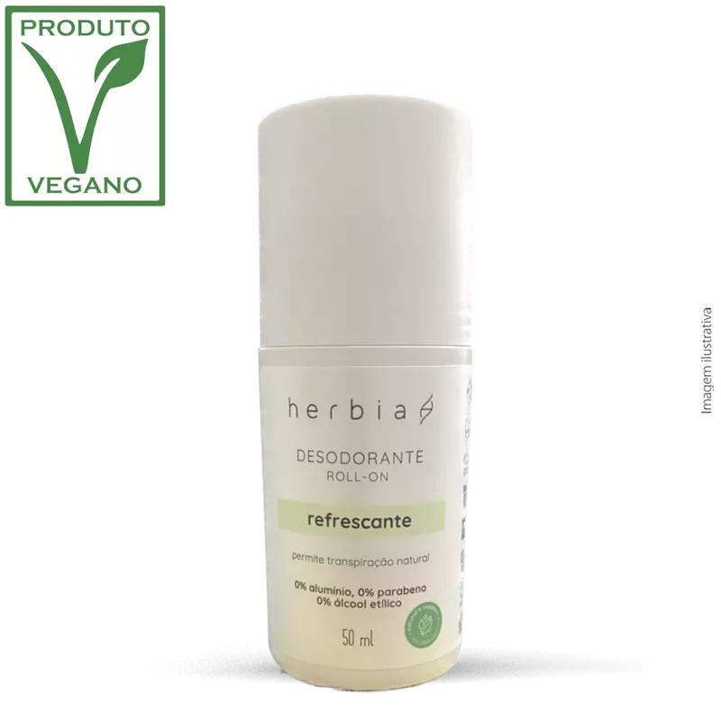 Desodorante Roll-on Refrescante - HERBIA 50ml