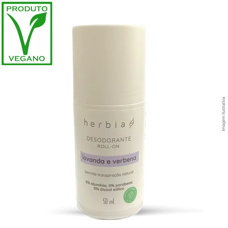Desodorante Roll-on Lavanda e Verbena - HERBIA 50ml