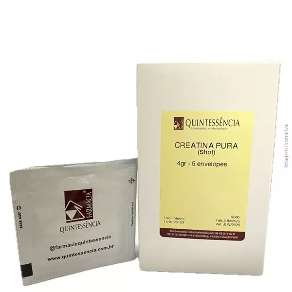 Creatina Monohidratada Pura - 4g - 5 envelopes
