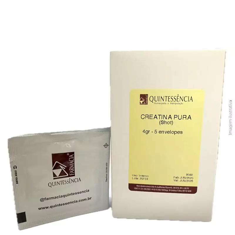 Creatina Monohidratada Pura - 4g - 5 envelopes