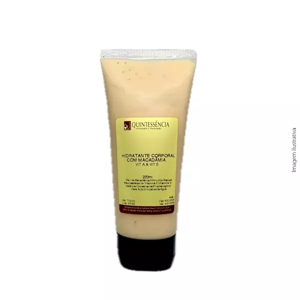 Hidratante Corporal com Macadâmia, Vitaminas A + E  220ml