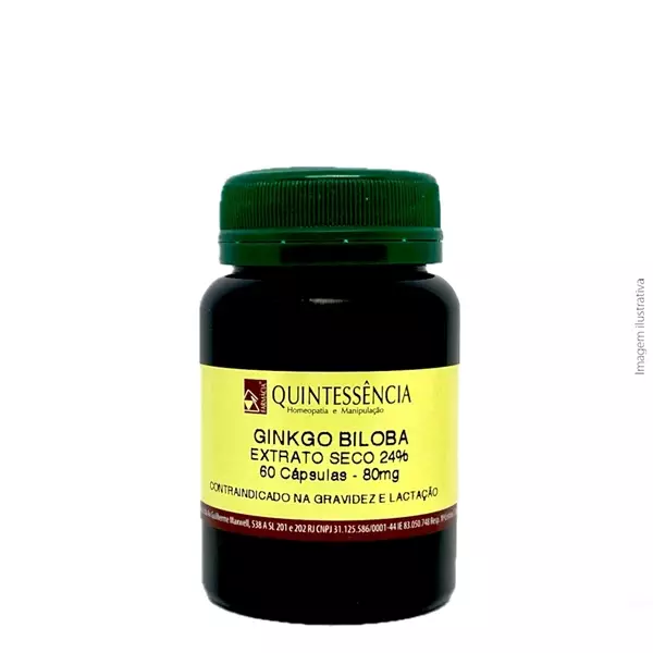 Ginkgo Biloba 80mg 60 cápsulas