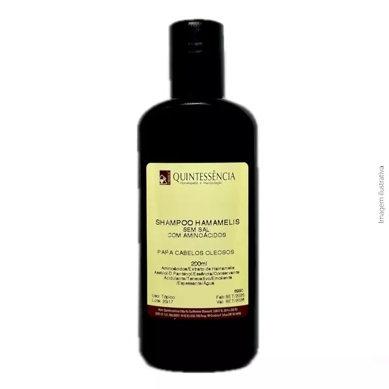 Shampoo Cabelos Oleosos Hamamelis  200ml