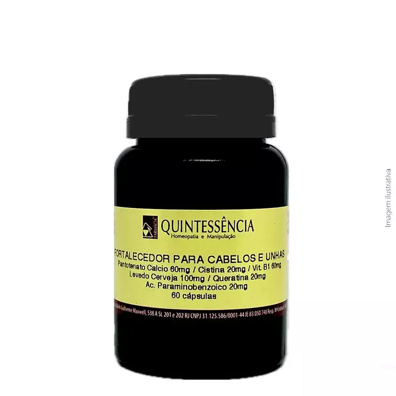 Composto Fortalecedor para Cabelos e Unhas - 60 cápsulas