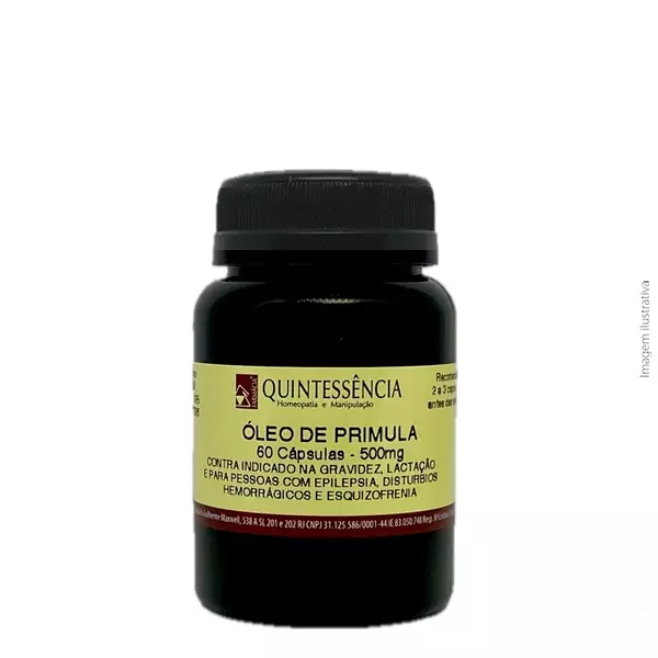 Óleo de Prímula 500mg 60 Cápsulas