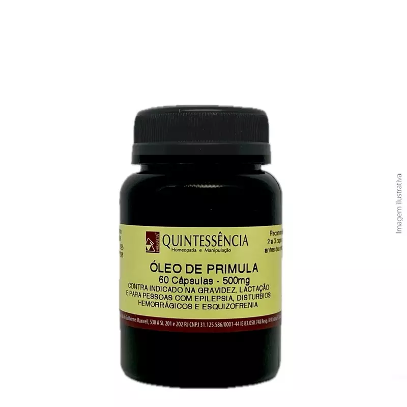 Óleo de Prímula 500mg 60 Cápsulas