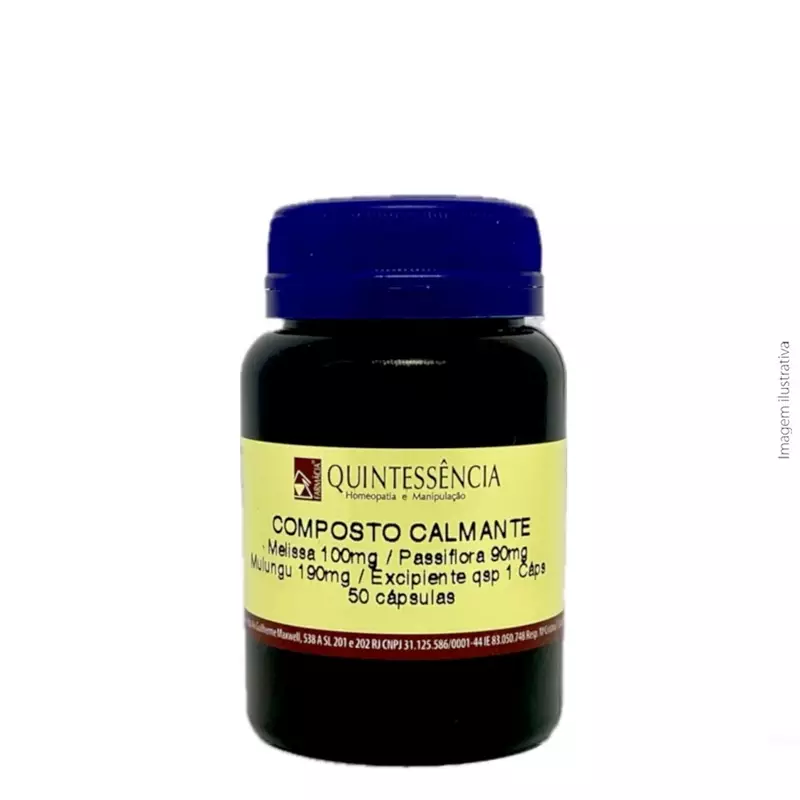 Composto Calmante - 50 Cápsulas