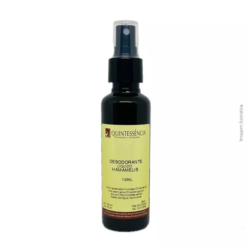 Desodorante de Hamamélis para peles sensíveis 100ml