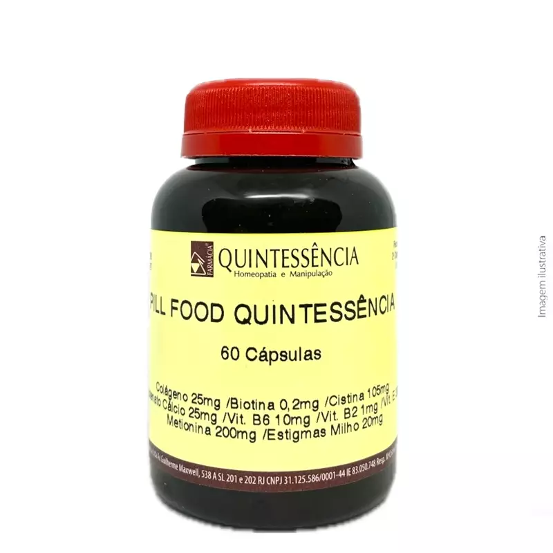 PILL FOOD QUINTESSENCIA 60 CÁPS